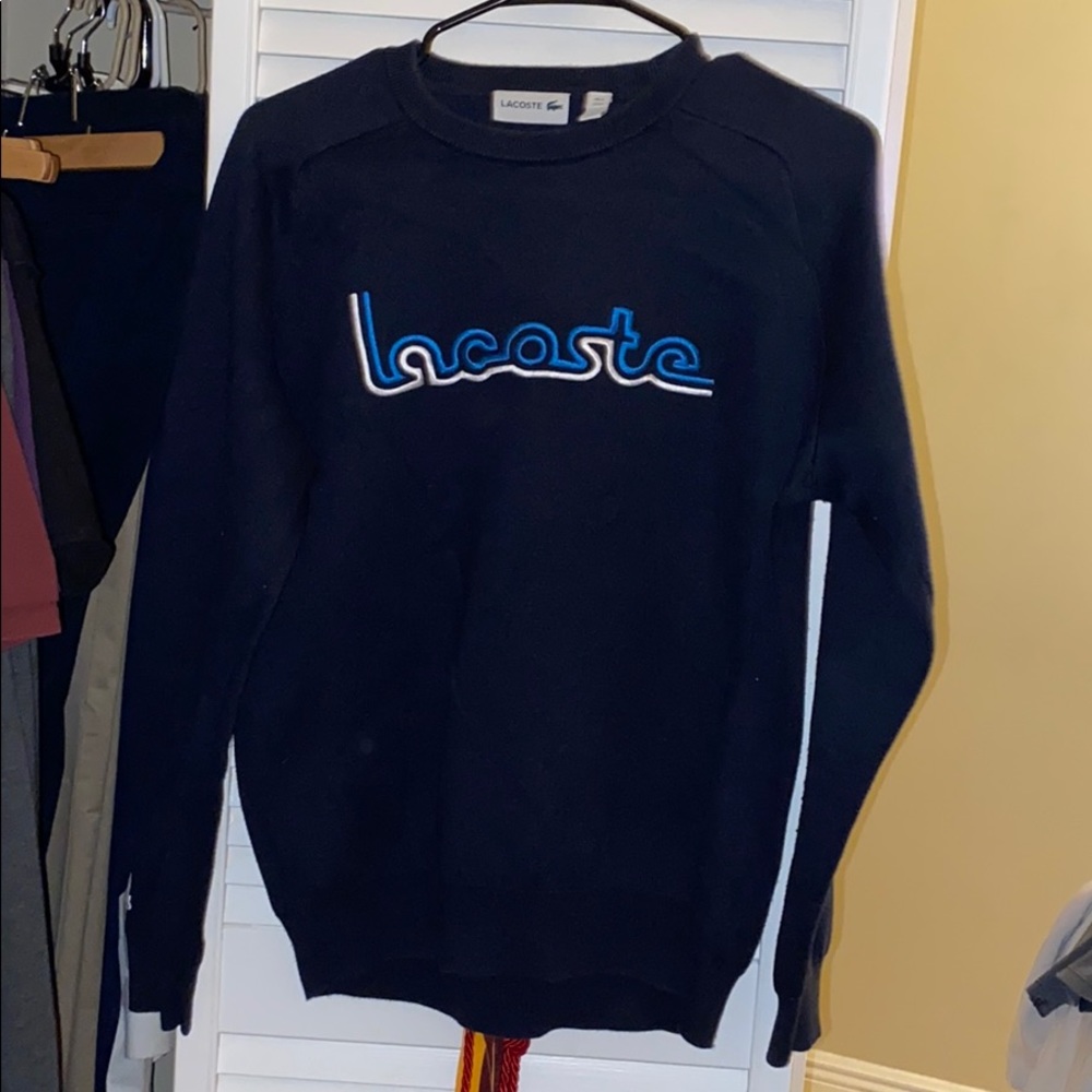 Lacoste Men’s Embroidery Interlock Knit Sweatshirt